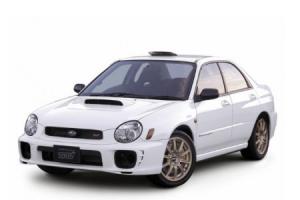 Текстильные коврики на SUBARU IMPREZA II  2000-2002  правый руль