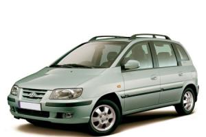 Коврики EVA на Hyundai Matrix I Левый Руль 2001-2010